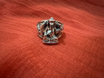 Перстень Ганеша (серебро), размер на женскую руку Перстень Ганеша (серебро), размер на женскую руку