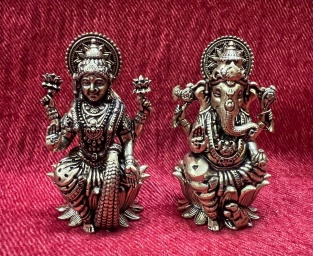 Лакшми и Ганеша 6,5 см Лакшми и Ганеша 6,5 см