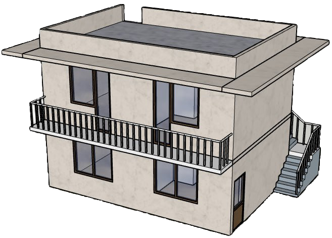 Здание келий для монахов-отшельников