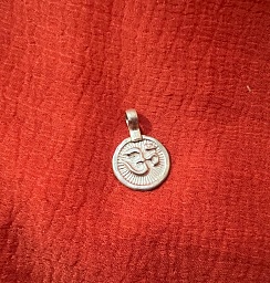 Кулон Ом (серебро) 1 см.