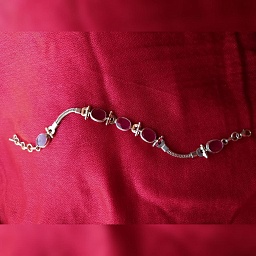 Браслет серебро и рубины